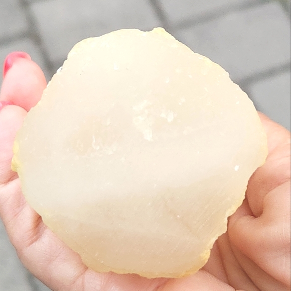 Anthropologie Terrain 4" Selenite Crystal Castle Tower - Picture 5 of 5